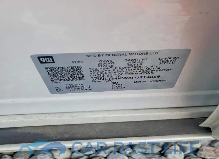 1GNERNKWXPJ214886# 13