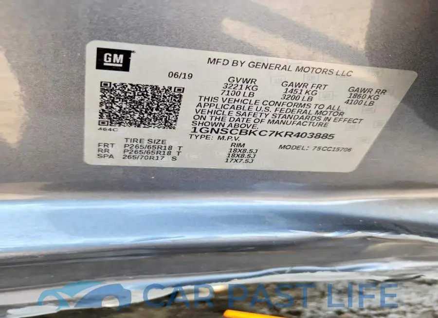 1GNSCBKC7KR403885# 13