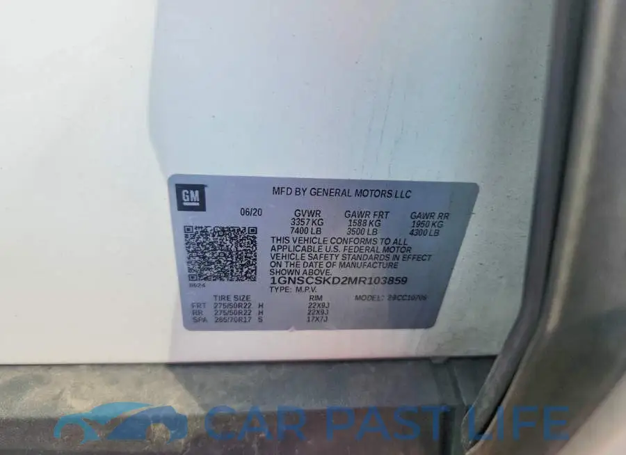 1GNSCSKD2MR103859# 14