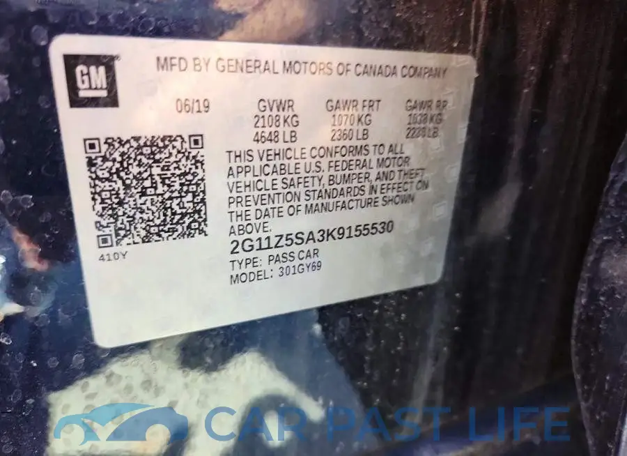2G11Z5SA3K9155530# 12