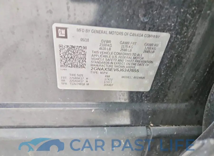 2GNAXSEV6J6347655# 13