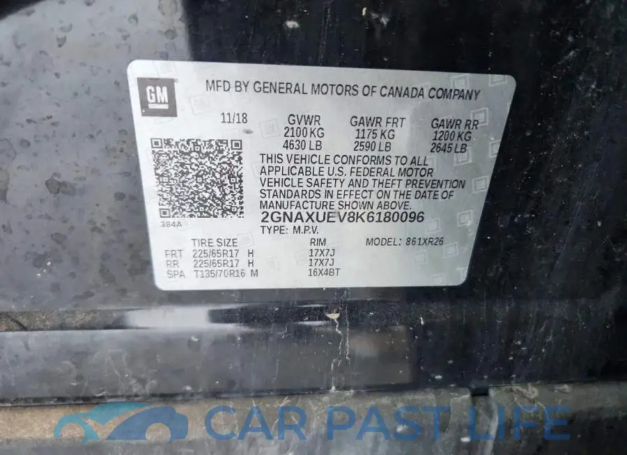 2GNAXUEV8K6180096# 14