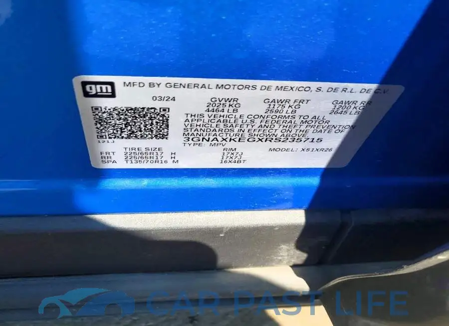 3GNAXKEGXRS235715# 13