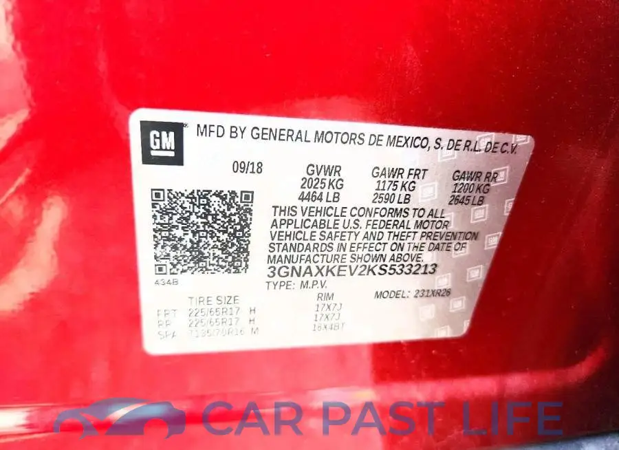 3GNAXKEV2KS533213# 14