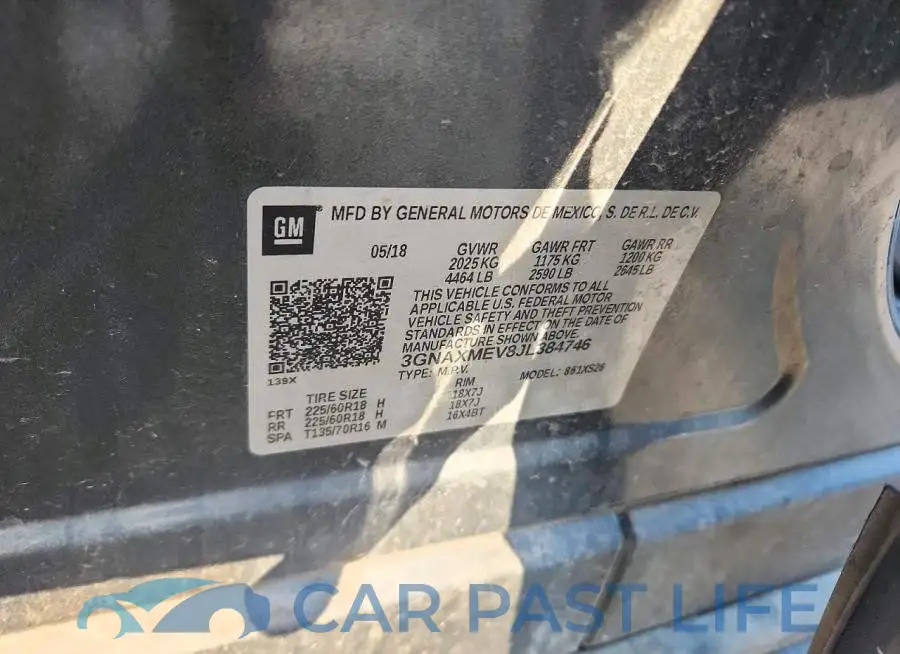 3GNAXMEV8JL384746# 13