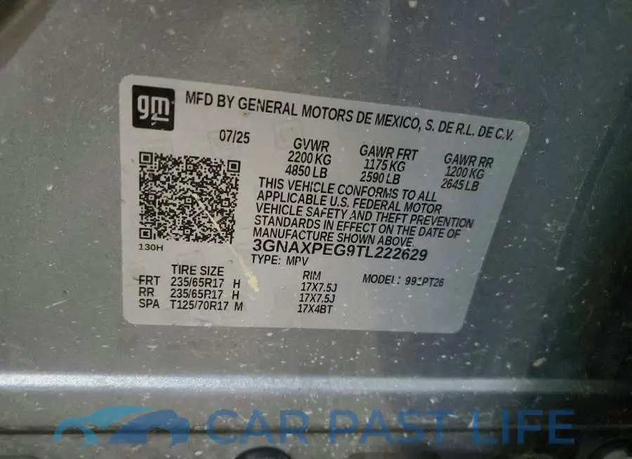 3GNAXPEG9TL222629# 13