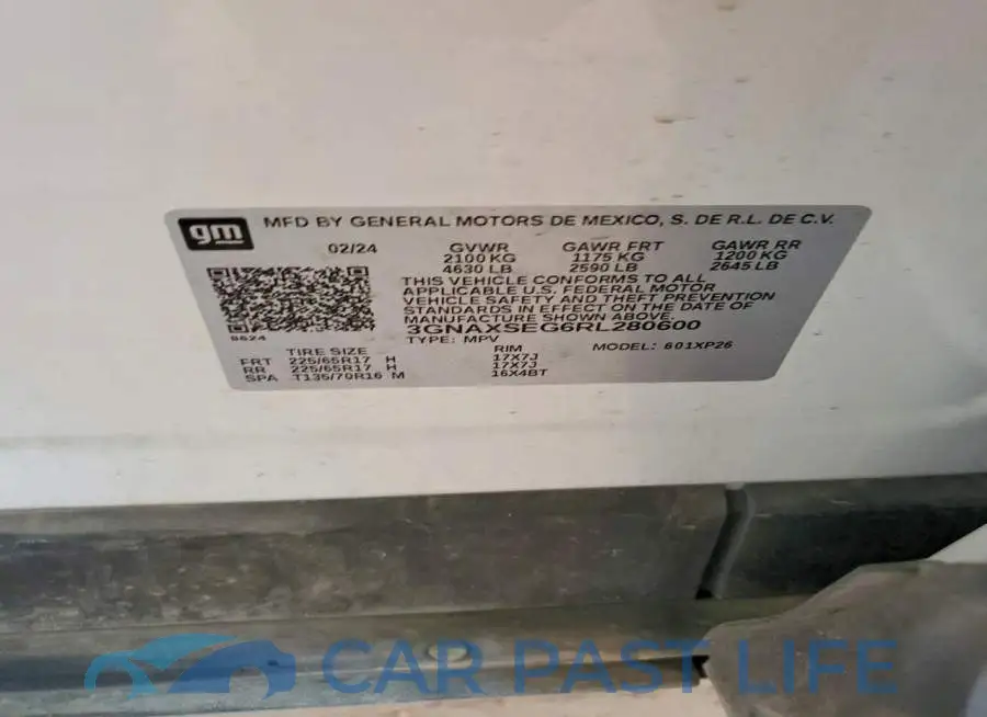3GNAXSEG6RL280600# 13