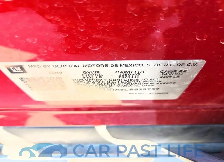 3GNKBBRA8LS535737# 12