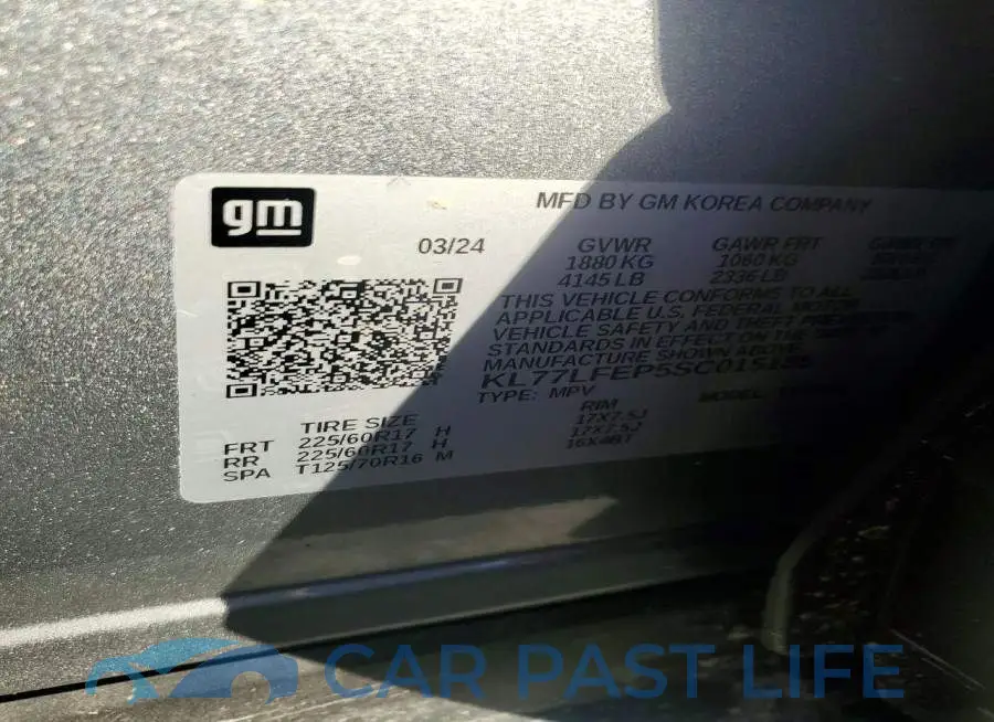 KL77LFEP5SC015185# 13