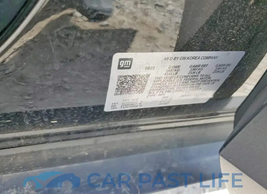 KL77LHE25RC134011# 13