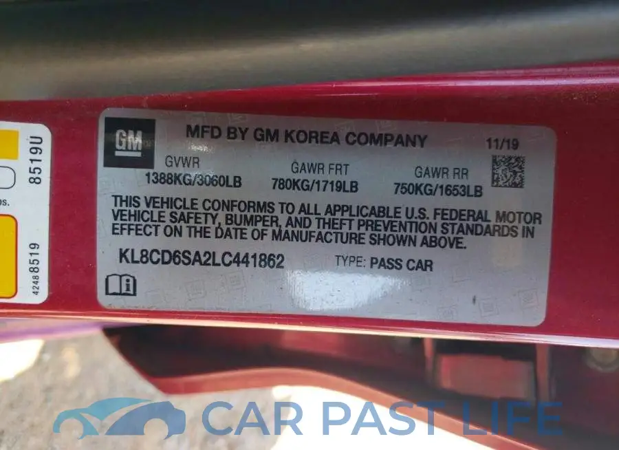 KL8CD6SA2LC441862# 13