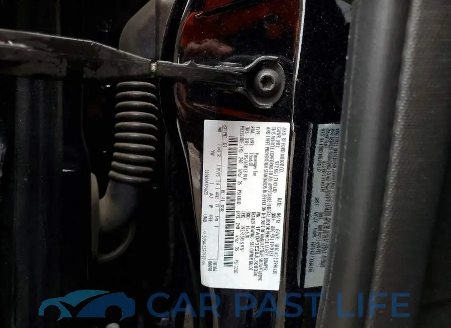 1FADP3E20JL309336# 12