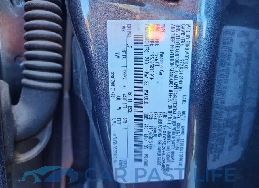 1FADP3E26HL326488# 12