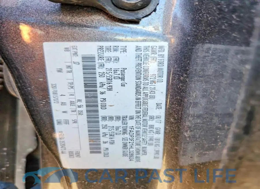 1FADP3F21HL328924# 12