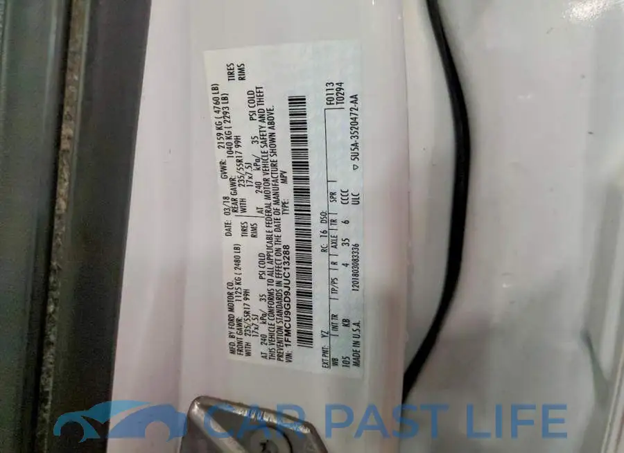 1FMCU9GD9JUC13288# 14