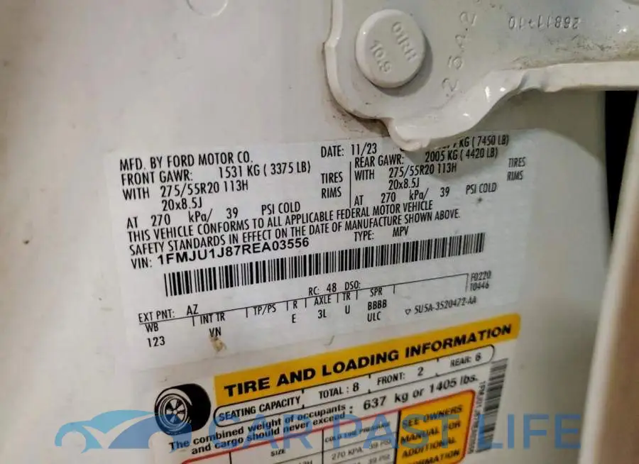 1FMJU1J87REA03556# 13