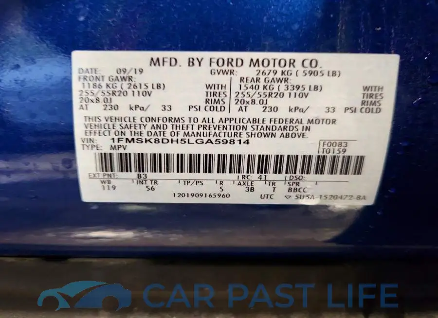 1FMSK8DH5LGA59814# 13