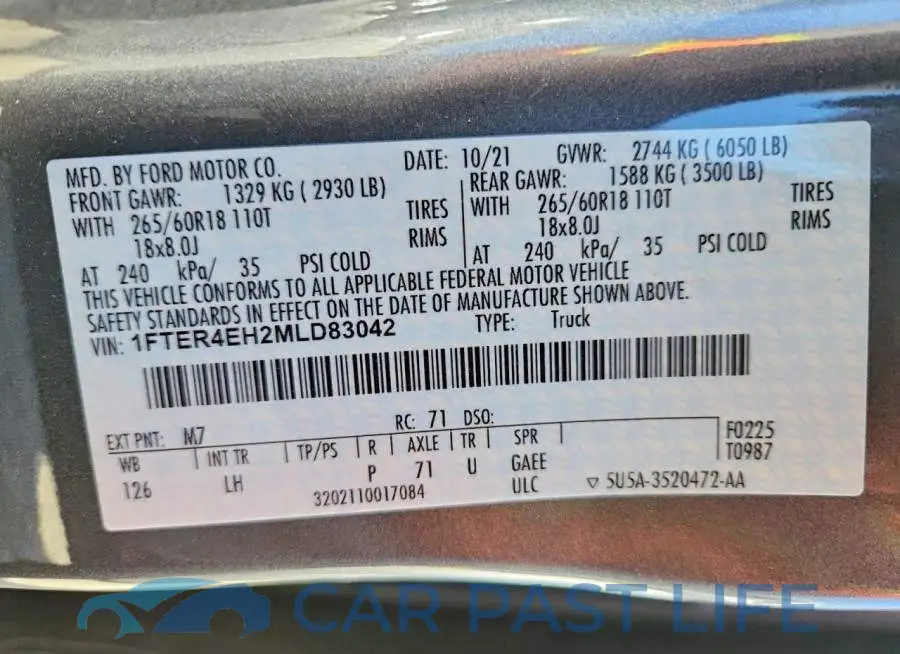 1FTER4EH2MLD83042# 12