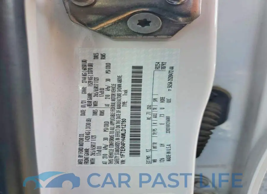 1FTER4FH4MLD12780# 12