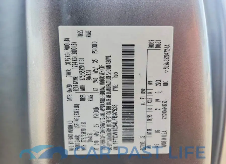 1FTEW1E54LFB97528# 12