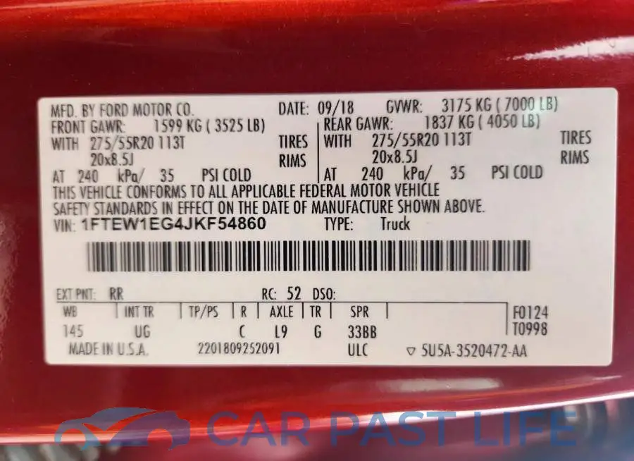 1FTEW1EG4JKF54860# 12