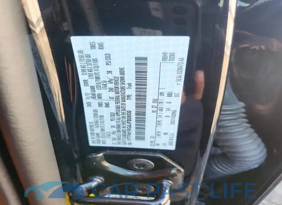 1FTFW1RG6JFB09530# 12