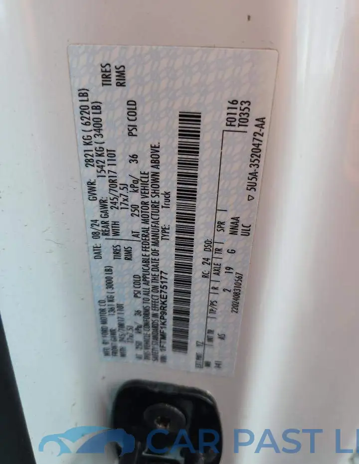 1FTMF1KP9RKE75177# 13