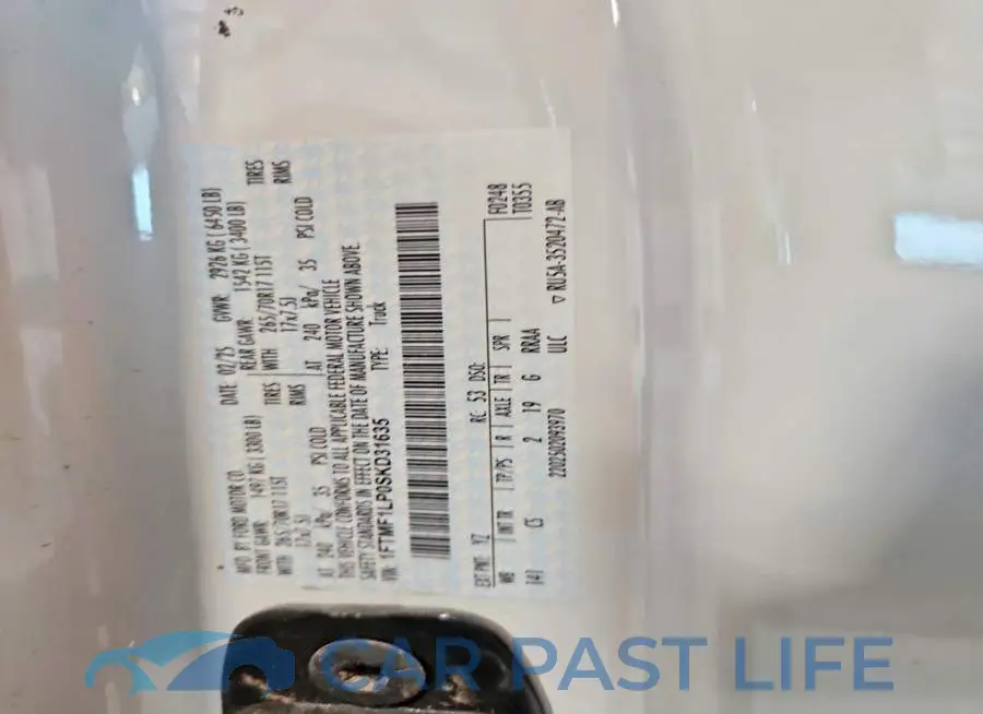 1FTMF1LP0SKD31635# 12