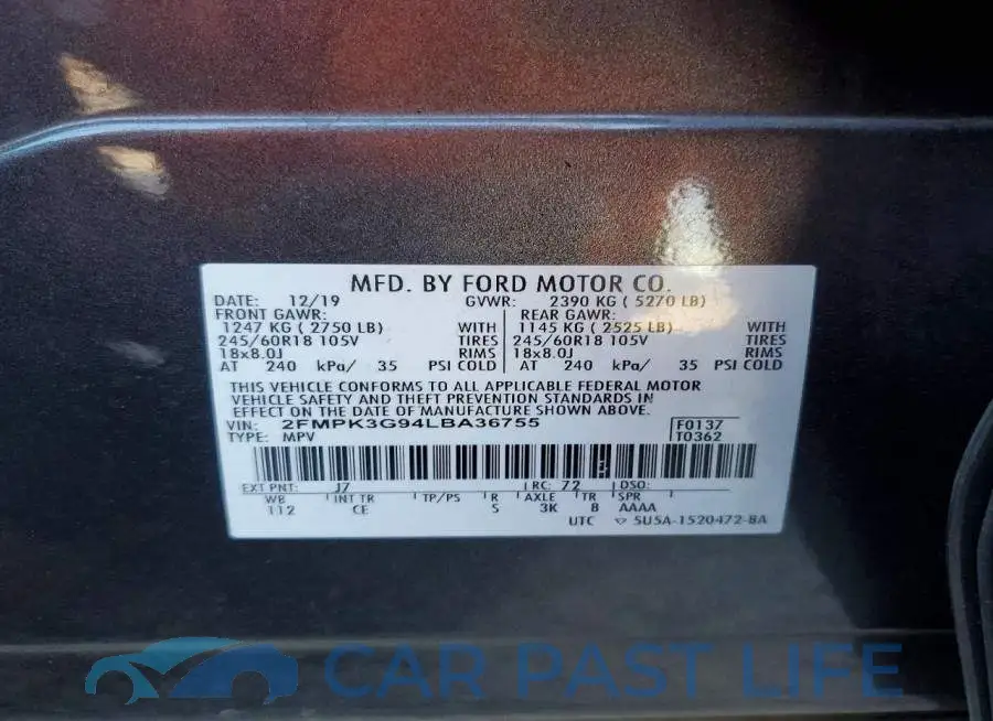 2FMPK3G94LBA36755# 13