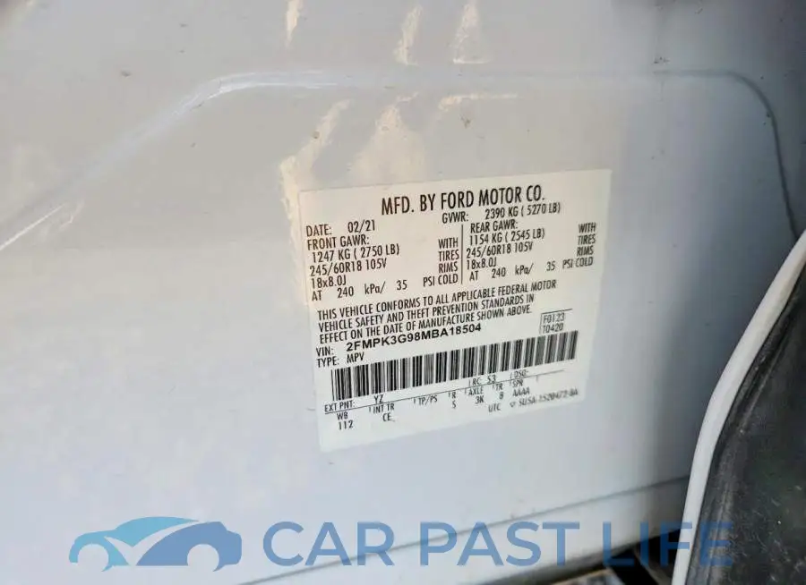 2FMPK3G98MBA18504# 14