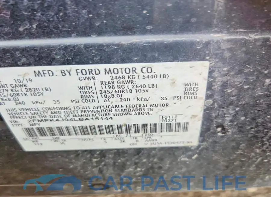 2FMPK4J94LBA15144# 12