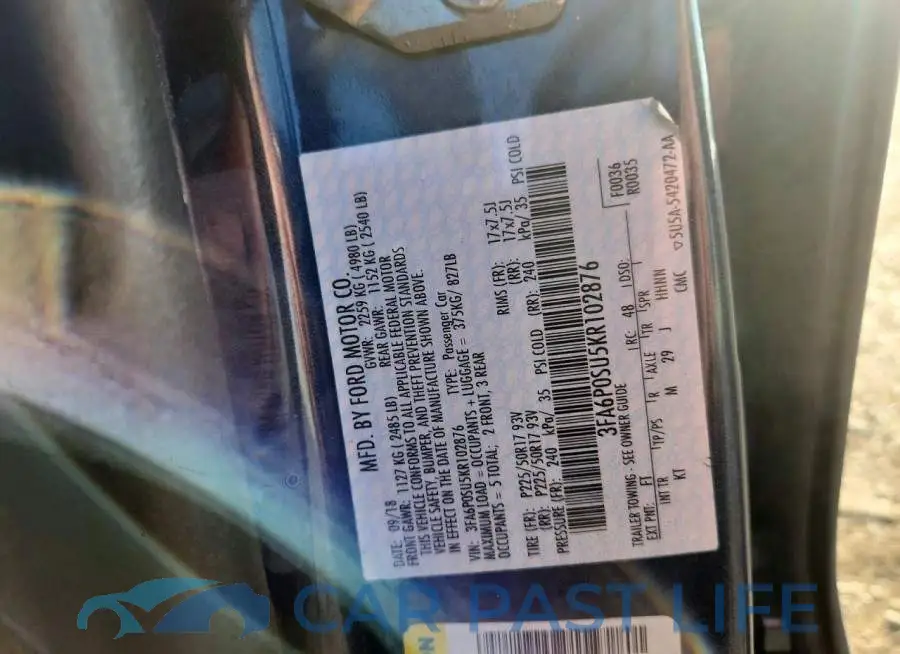 3FA6P0SU5KR102876# 12