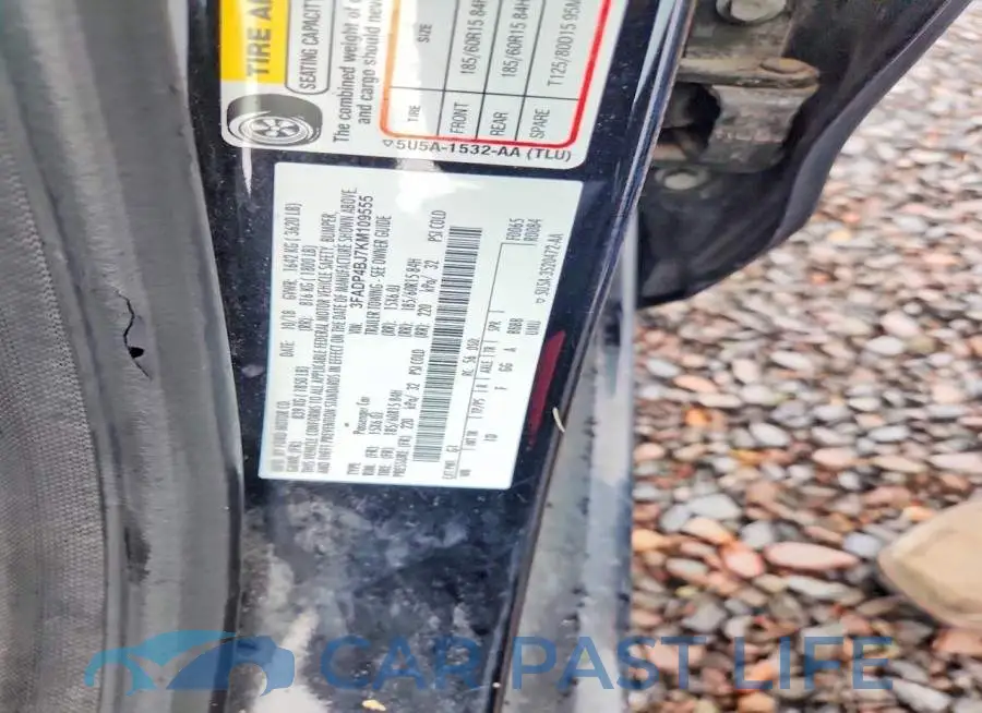 3FADP4BJ7KM109555# 12