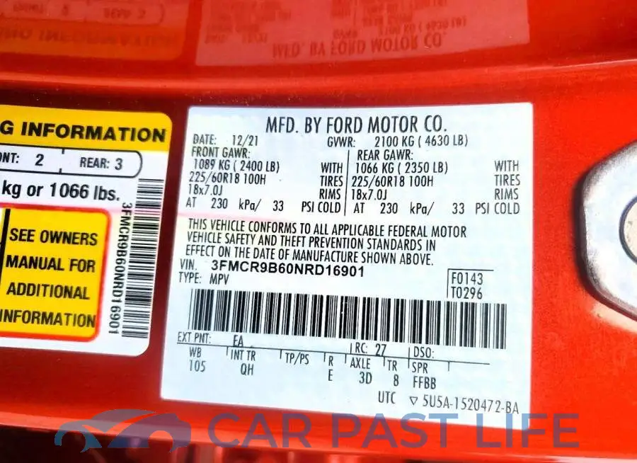 3FMCR9B60NRD16901# 13