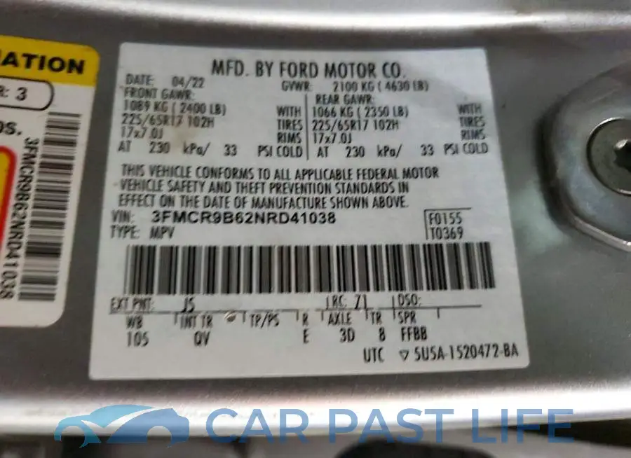 3FMCR9B62NRD41038# 13