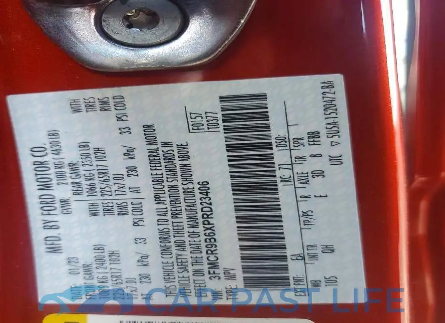 3FMCR9B6XPRD23406# 13