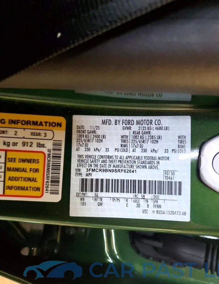 3FMCR9BN9SRF62641# 13