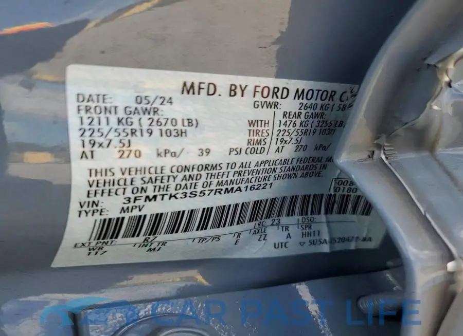 3FMTK3S57RMA16221# 13