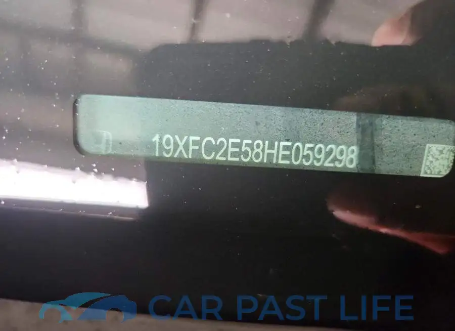 19XFC2E58HE059298# 12