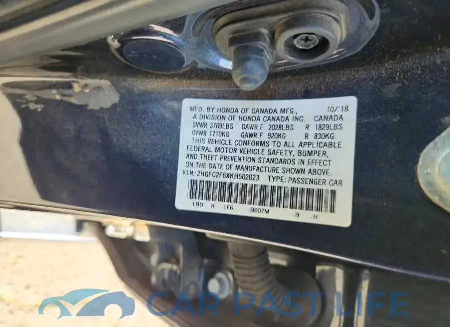 2HGFC2F6XKH502023# 12