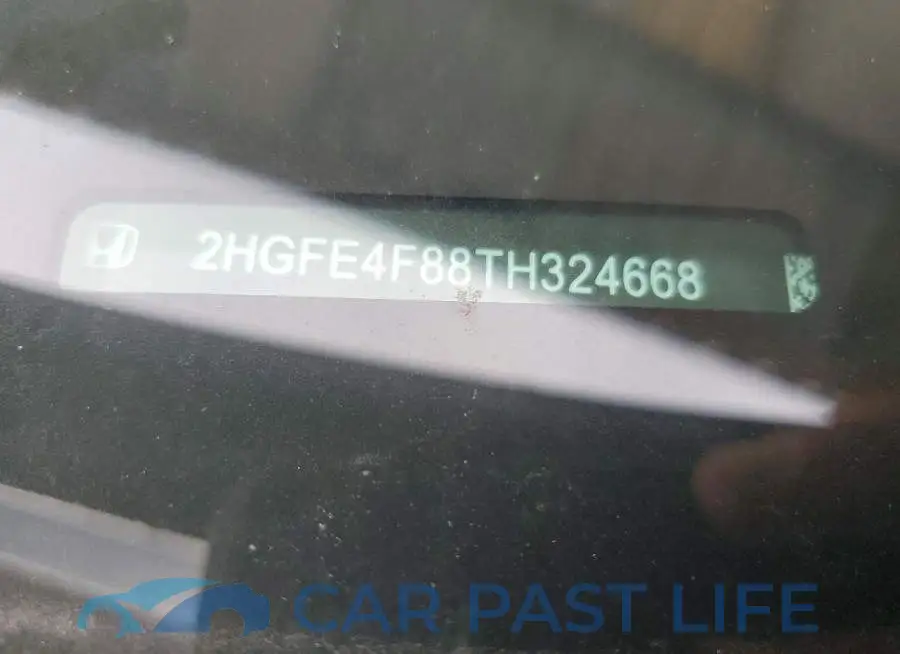 2HGFE4F88TH324668# 13