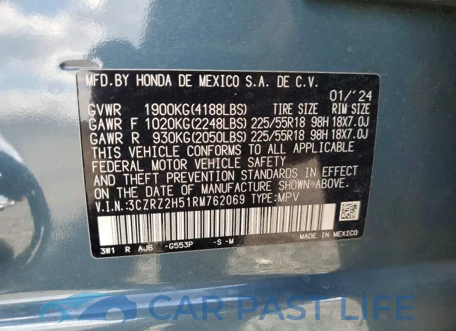3CZRZ2H51RM762069# 13