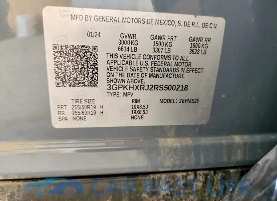 3GPKHXRJ2RS500218# 14