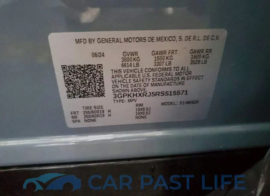 3GPKHXRJ5RS515571# 13
