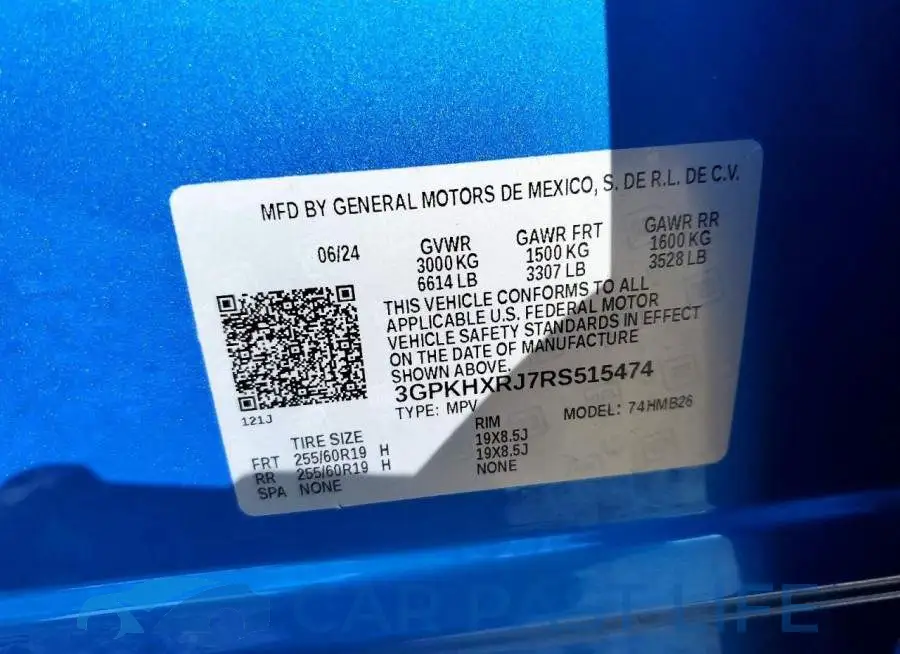 3GPKHXRJ7RS515474# 14