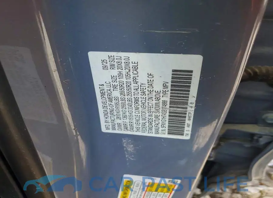 5FNYG1H74SB174888# 13