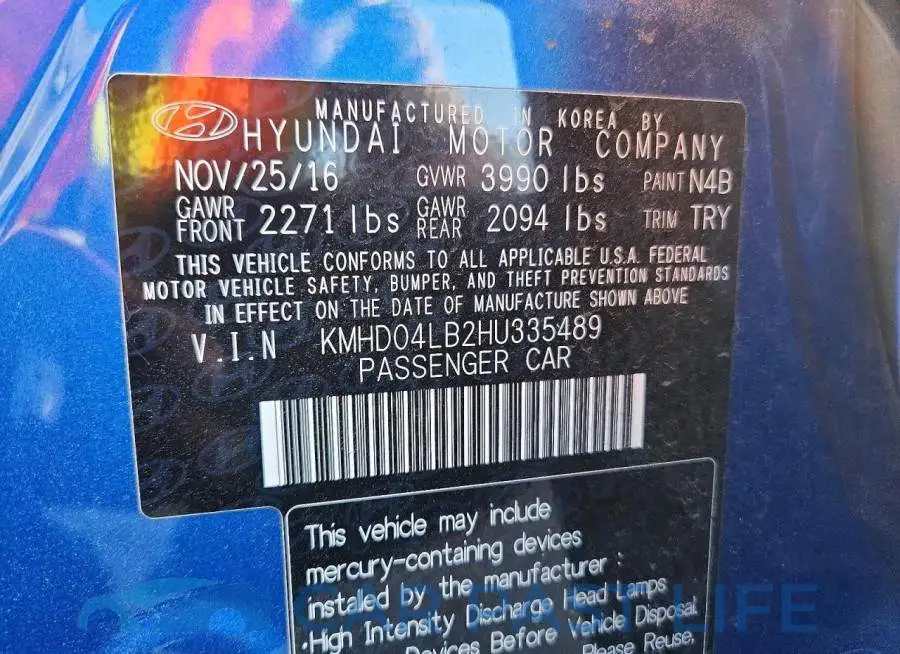 KMHD04LB2HU335489# 12