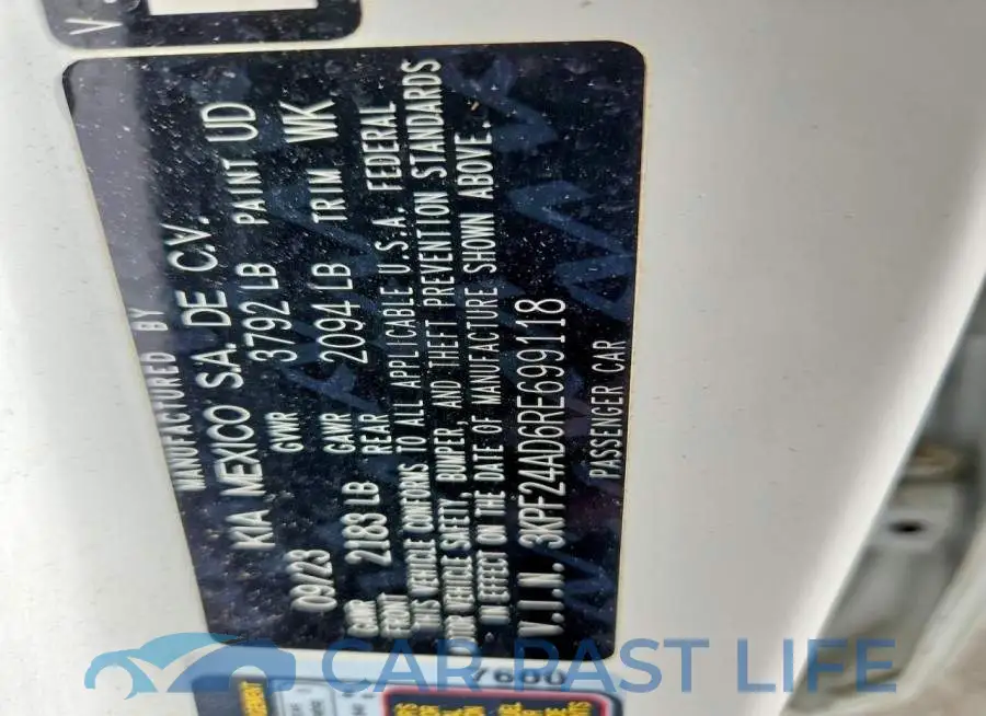 3KPF24AD6RE699118# 13