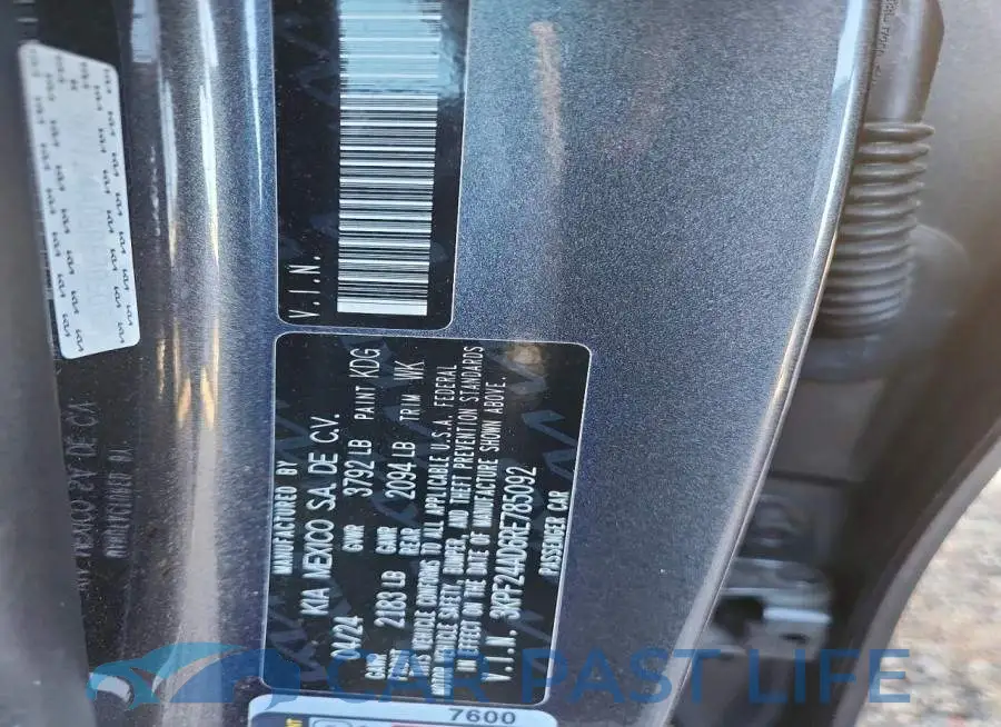 3KPF24AD6RE785092# 13
