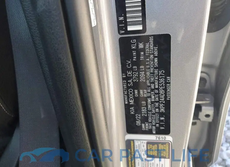 3KPF24AD8PE536175# 13
